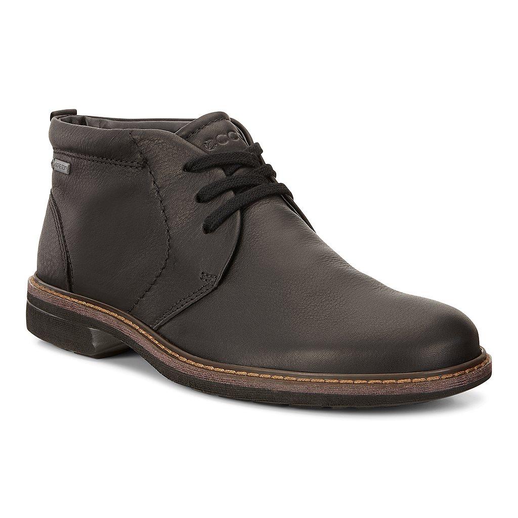 Bottine Chukka Ecco Turn Homme Noir 7198-VYTFM